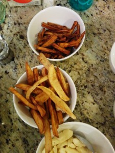 Fries that were deep fried