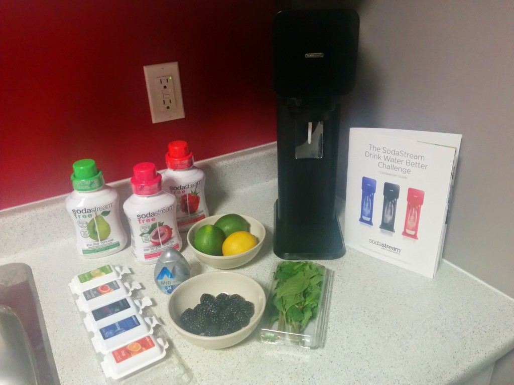 A sparkling water machine instead of a coffee maker? Would be great for corporate wellness!